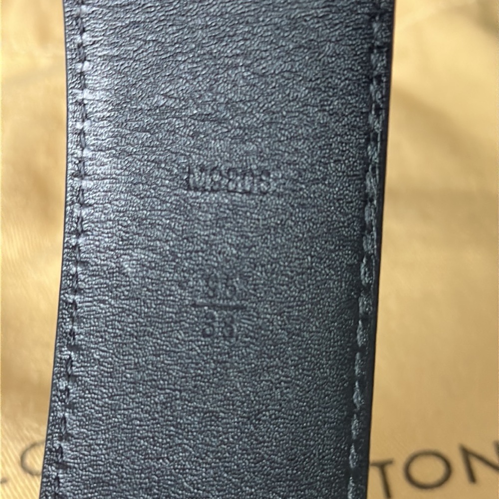 Authentic LV Damier Graphite Belt M9808 - Picture 8 of 14